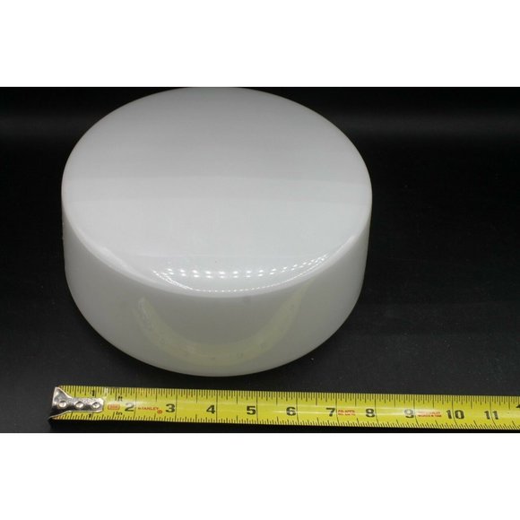 New Lightcraft Ceiling Light Fixture 7208 White Glass & Finish 8 1/2" x 5 1/2" - Picture 7 of 8